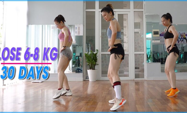 Weight Loss 6 8 Kg In 30 Days Aerobic Dance Workout Everyday For The