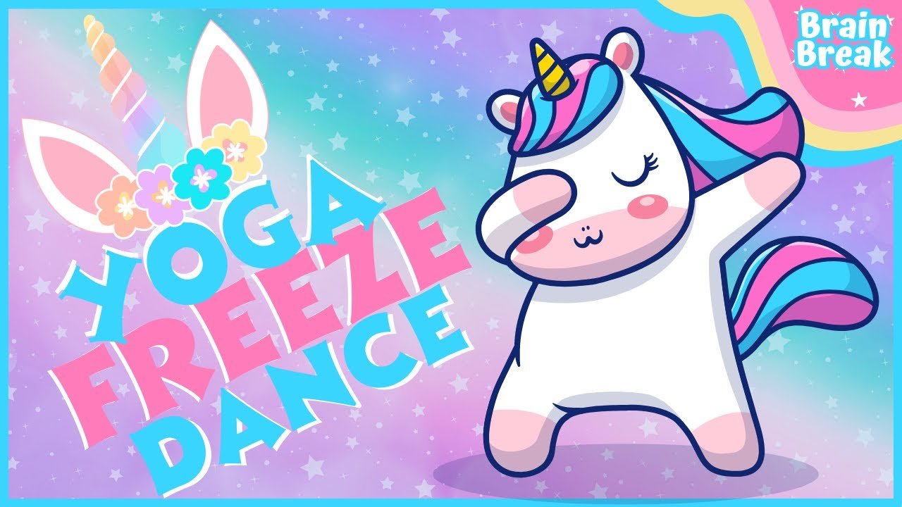 Unicorn Yoga Freeze Dance | Brain Break | Workout for Kids | GoNoodle ...
